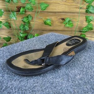 Born Concept Women  Flip Flop Black Synthetic Sz 7‎ Medium Gently Used 2025